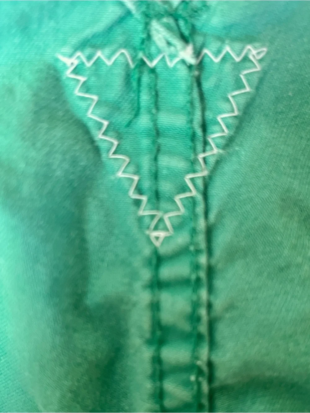 Vintage 1982 OshKosh B'gosh Green Baby Overalls 3-6M
